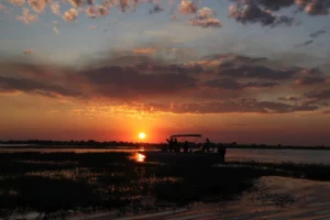 Sonnenuntergang in Afrika