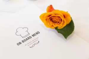 Exklusives Boardmenü