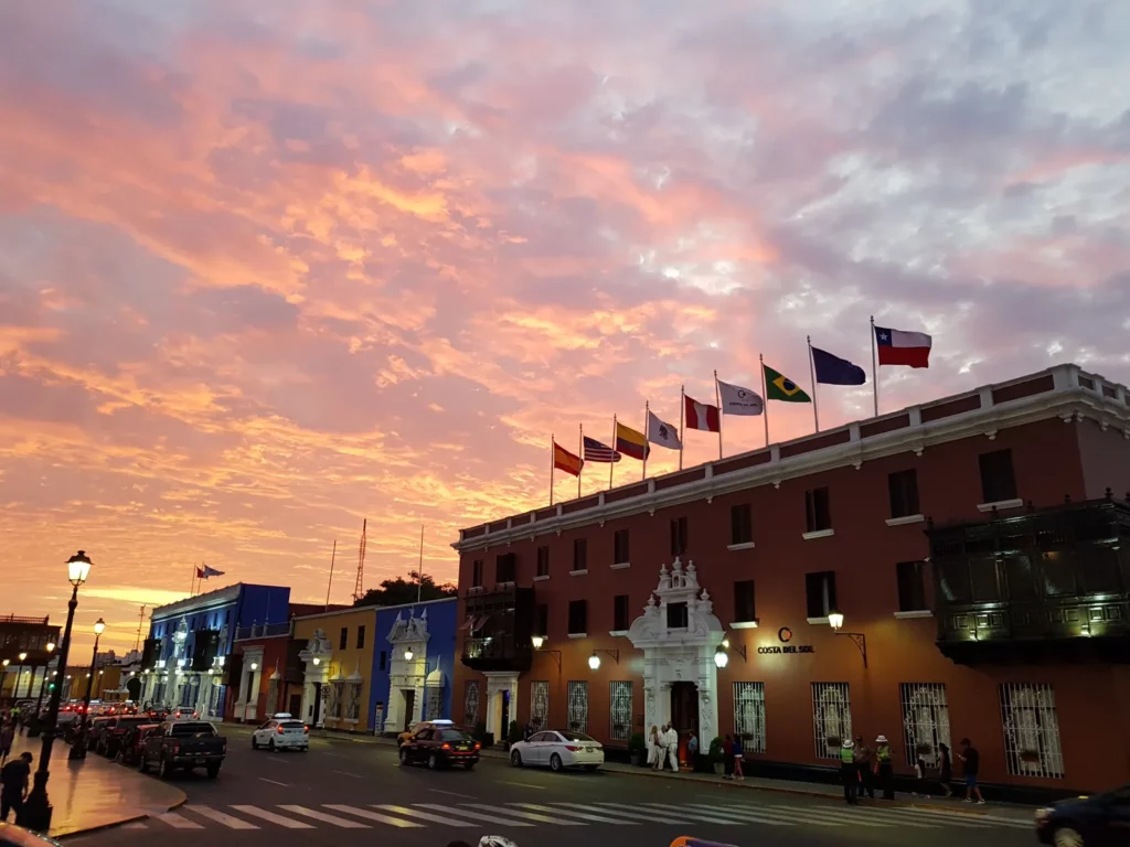 Sonnenuntergang Peru